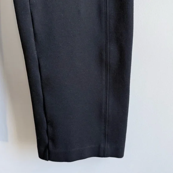Spanx High Waist Straight Leg Ponte Pants Black Size XS Petite 20254Q Classic